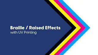 PDS | Braille / Raised Effects with UV Printing