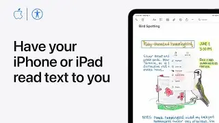 How to have your iPhone or iPad read text to you | Apple Support