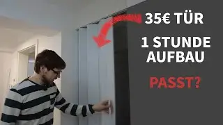 💰 G&uuml;nstige Faltt&uuml;r Accordion seitlich k&uuml;rzen und Einbauen