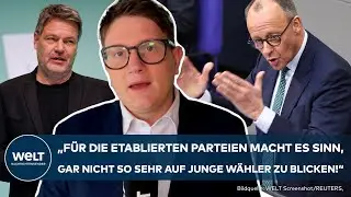 WAHLKAMPF: Junge W&auml;hler werden von links und der Rechtsextreme abgeholt - &Auml;ltere von CDU und SPD