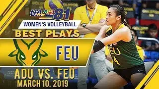 UAAP 81 WV: Heather Guino-o's Best Plays | AdU vs. FEU | March 10, 2019