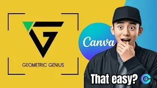 How to Make a Logo in Canva | G Monogram Logo Design Tutorial