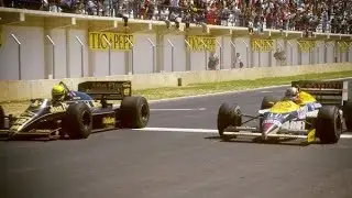 Vit&oacute;ria de Ayrton Senna no GP DA ESPANHA 13/04/1986