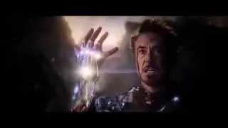 Iron Man Vs Thanos Scene | Iron Man Snaps Finger Scene