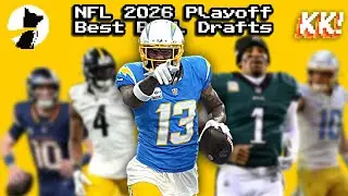 4 GAUNTLETS: MY LAST NFL PLAYOFF BEST BALL DRAFTS | UNDERDOG 