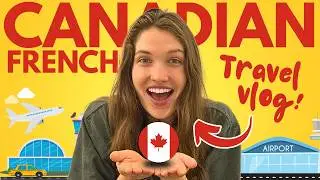 Easy French Vlog: Spend the Day at the Airport with Amanda! - Beginner French