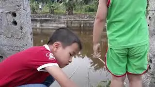 3HTV _ Children go fishing in the countryside of Vietnam (Cần thủ nh&iacute;)