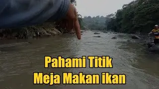 KAMU HARUS TAHU DAN PAHAMI TITIK BERKUMPULNYA IKAN ARUS DERAS‼️