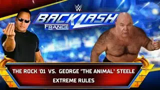 #WWE2K25 THE ROCK VS. GEORGE 