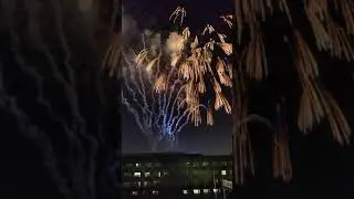Disneyland's fireworks from Four Points by Sheraton Hotel closest possible highly recommend #shorts