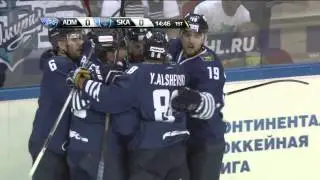 Jonathon Blum scores his first KHL goal / Первый гол Блума в КХЛ