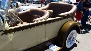 Beautiful 1928 Chevrolet Touring Car at the airport