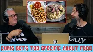 Chris D'Elia Gets too Specific w/ His Dad About How to Eat Calamari and Pasta