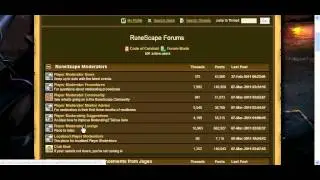 RS Player Moderator Forums