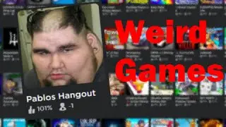 The weirdest Roblox games! (Scrolling to the bottom of the front page)