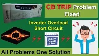 INVERTER CB TRIP problem solved | Microtek Inverter | inverter CB TRIP Indicator