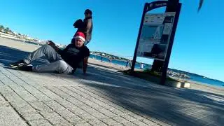 Strength workout in Antibe beach (France) - 11.01.2026