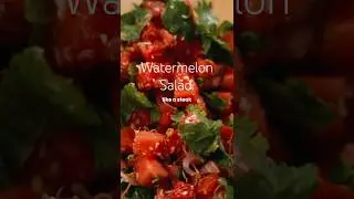 Watermelon? or Tuna Salad? #saladrecipe #cookingshorts