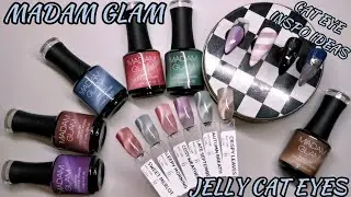 MADAM GLAM CAT EYE GEL POLISH COLLECTION | Magnetic nail art designs