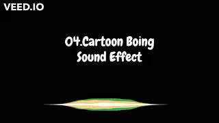 Cartoon Boing Sound Effect