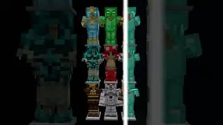 CUSTOM ARMOR SETS! which one should you wear? #minecraft #resourcepack #texturepack #gaming