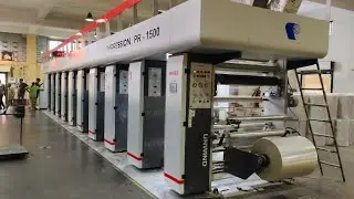8 colour Rotogravure Printing machine with ARC and WebVideo 