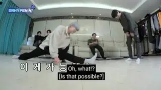 ENHYPEN Sunoo proving his flexibility