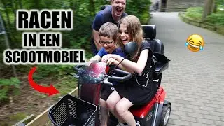 DE HELE DAG RIJDEN IN EEN SCOOTMOBIEL !! - Familie TV #47