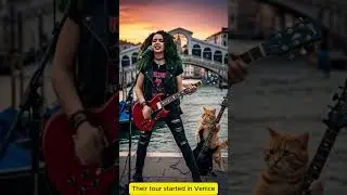 We Shut Down The Rialto Bridge With A #Rock Protest. 🇮🇹🤘
