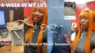 First week of uni 🖇️🎧𐙚 study vlog, grwm, uni diaries, 8 AM classes