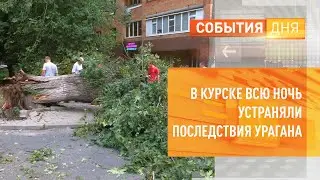 В Курске всю ночь устраняли последствия урагана