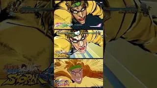 DIO Road Roller! Comparison - JoJo ASBR vs Naruto Shippuden Ultimate Ninja Storm 4 vs DBFighterZ