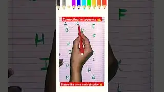 Connect in Sequence Challenge! | Fun Alphabet Activity for Sharp Minds 🔤#shortsfeed #shorts