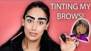 I TINTED MY BROWS & THIS IS HOW IT WENT | THE BROW CODE