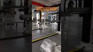 Palletizing Robot Handing test,precise and smooth.#palletizer #palletizing  #stacking #robot