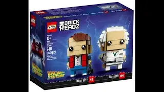 LEGO Instructions | Brickheadz | 41611 | Marty McFly & Doc Brown | Back to the Future