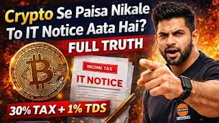 Crypto Se Paisa Nikale To IT Notice Aata Hai?😱 | 30% Tax + 1% TDS Full Truth | 2026