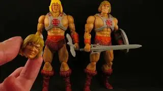 Masters of the Universe Masterverse 40th Anniversary He-Man and Head Swaps