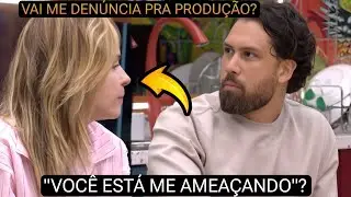 BBB 26: GRAVE! ANA PAULA IGNORA A PRODU&Ccedil;&Atilde;O ENCURRALA BRIGIDO NA COZINHA E FAZ AMEA&Ccedil;A AO BROTHER