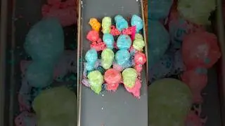 Extreme 4D Amos Gummy Dinosaur Candy Experiment! 🧫 #candy #foodhacks #fastfood #shorts #musttry