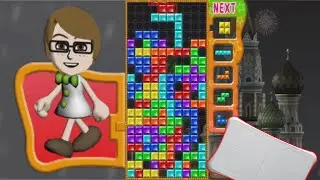 Tetris, with a Wii Balance Board - Tetris Party/Deluxe