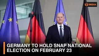 Germany to hold snap national election on February 23 | DD India