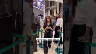 #KomalMeer arrived at the red carpet of premiere of #NaBalighAfraad happening now in #Karachi