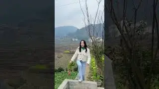 Tranquil Village Scenes in Hills #shorts #viral #trending #vlog #please