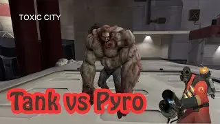Tank vs Pyro #anime #teamfortress2 #pyro #l4d #toxiccity #gamecharacter #sfm #sfmanimation