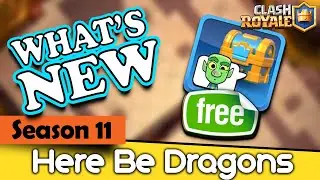 Free Emote! Here Be Dragons - Season 11 - Clash Royale
