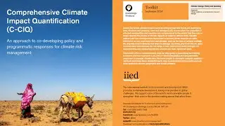 Training Video on Comprehensive Climate Impact Quantification (C-CIQ) Toolkit
