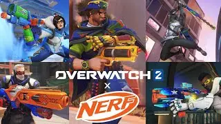 Overwatch 2 - All Unique NERF Weapon Skin-Specific Effects