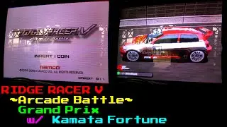 [Ridge Racer V: Arcade Battle] Grand Prix Playthrough w/ Kamata Fortune [Real Arcade]