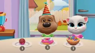 Tom Eating Food 😋😋 || Tom And His Friends #talkingtom 